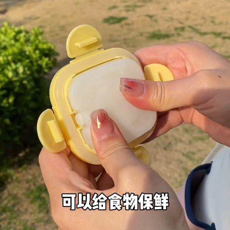 带冰盒便携外带保鲜盒便当盒小学生食品级水果密封盒移动小冰箱