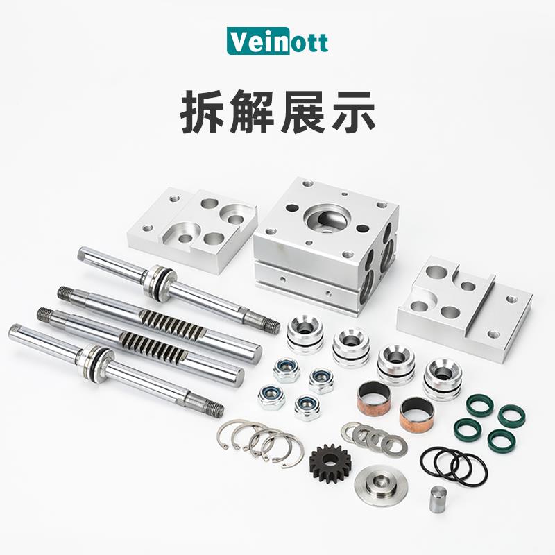 大口径开口夹手指气缸 MHL2/HFT10/16/20/25/32X20X30X40X60S系列