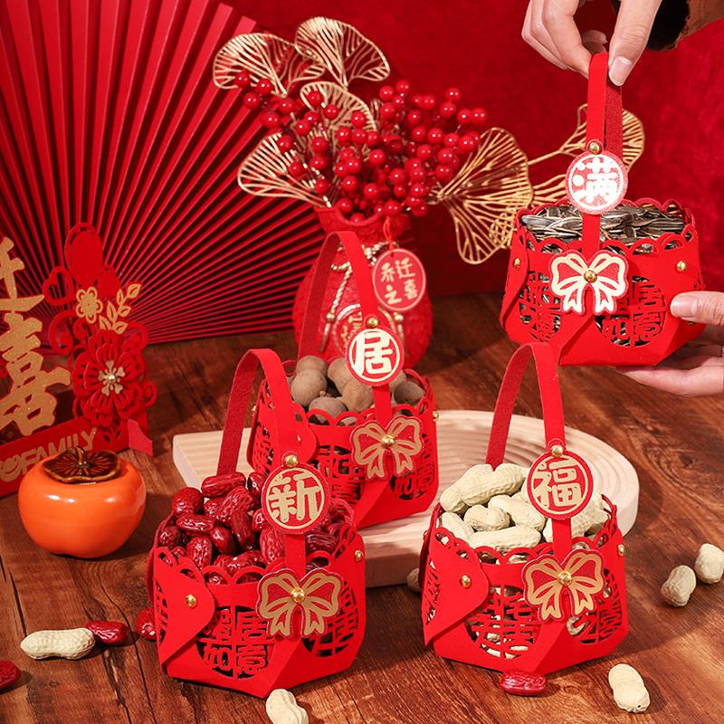 乔迁新居布置装饰用品搬家入宅仪式乔迁之喜礼物全套礼品果盘摆件