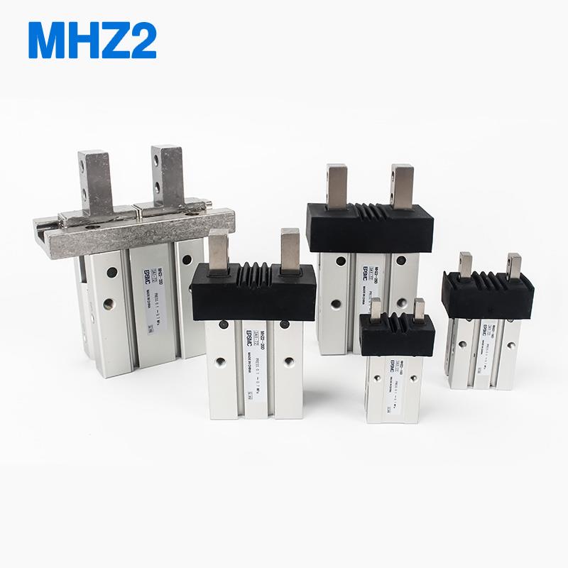 气动手指气缸MHZL2/MHZ2-6D/10D/16D/20D/25D/32D40D平行拇指夹爪