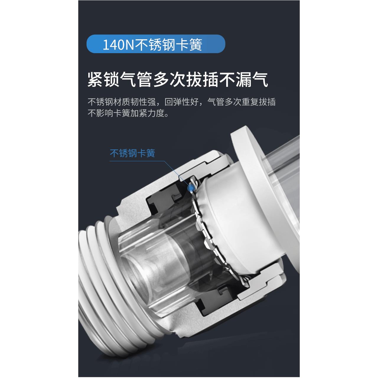 气动铜快速接头PC8-02螺纹直通16PC4-M5气管快插6-01/10-03/12-04