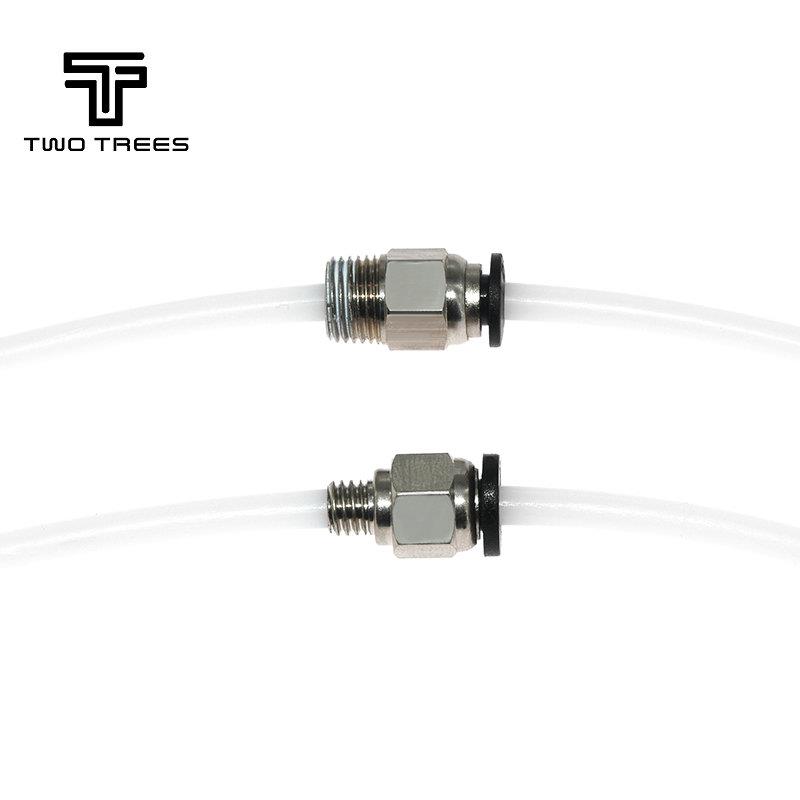 气动快接头 直通式PC4-01 PC4-M6气管快插 快速接头外螺纹