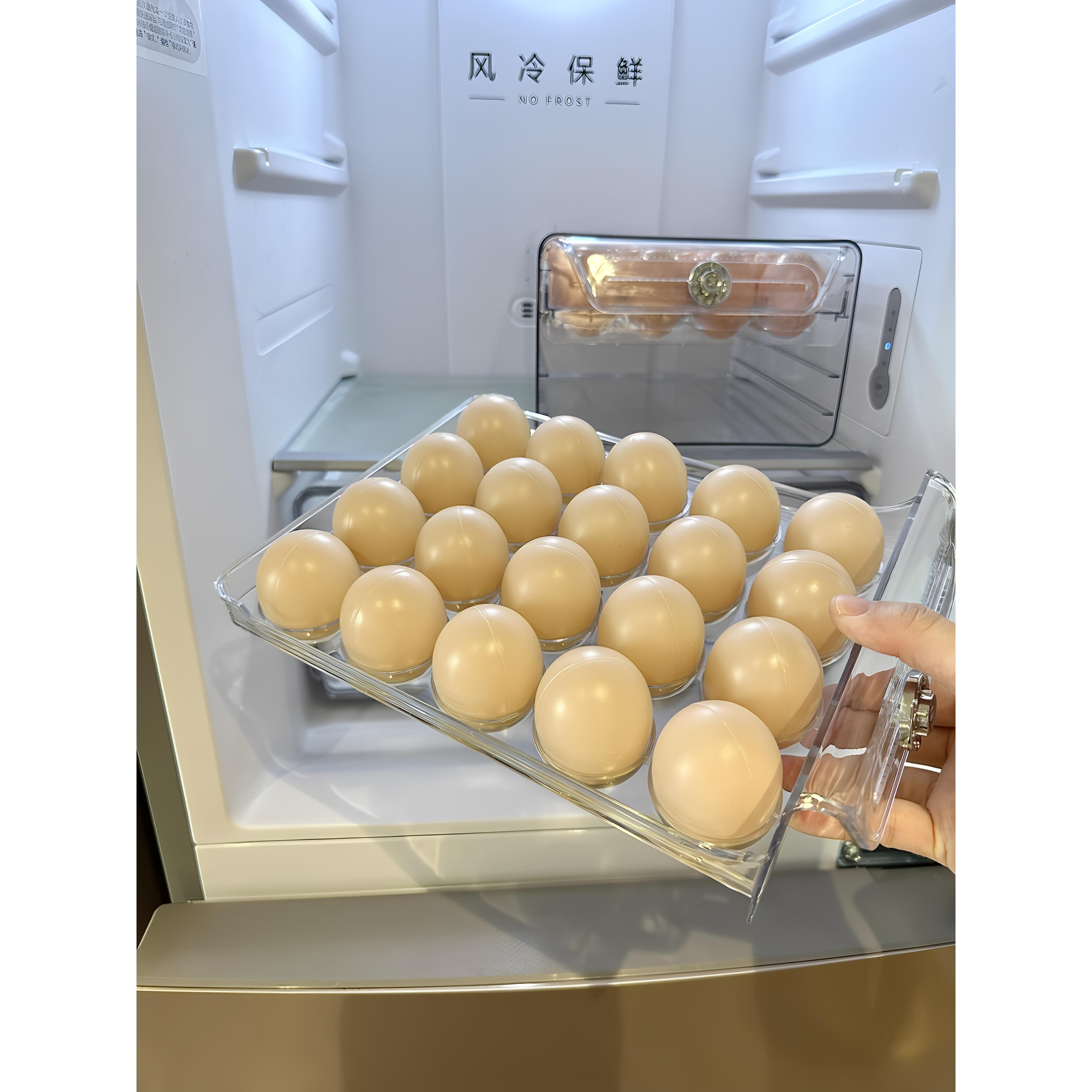 冰箱专用抽屉式鸡蛋收纳盒食品级防碎冷藏保鲜蛋托厨房整理神器