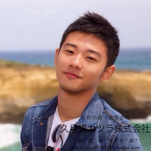 男假发真发男士短发男短直发时尚逼真蓬松平头板寸头超短学生帅气