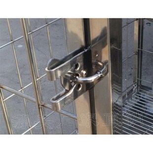 锁扣 自动不锈钢撞锁动物锁门扣锁铁撞锁狗锁配件定狗笼