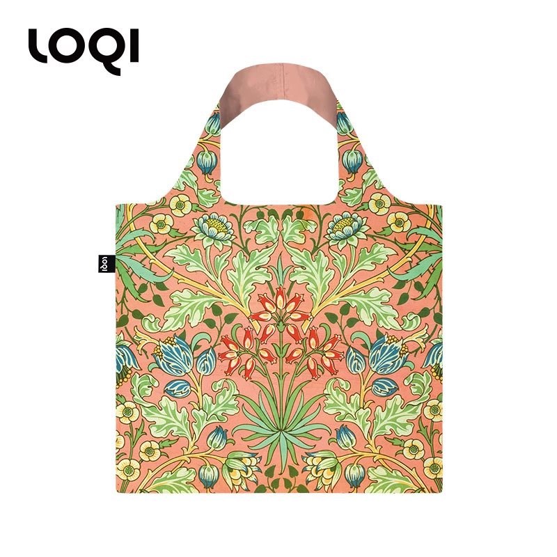德国LOQI博物馆系列202u3新款时尚环保袋可折叠大容量购物承重40