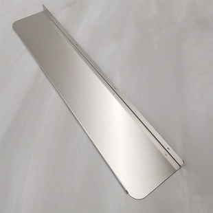 壁挂墙厕所卫生间镜前收r纳架厨房万能板家用l型挡板不锈钢置物架