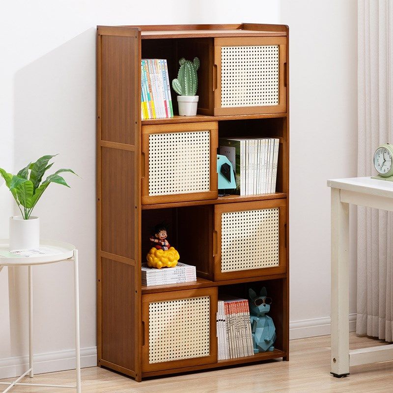书架落地置物架书柜子家用儿童客厅实木简易卧室展示柜靠墙杂物柜,住宅家具,书架,淘宝优惠券,粉丝福利购,淘宝优惠卷