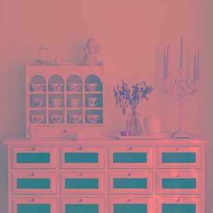 北欧白色杯架简约现o代客厅收纳架桌面置物架杯子展示架多宝格子