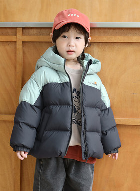 宝宝羽绒服男童加厚2024冬季新款儿童羽绒服短款外套1-3-6岁23916