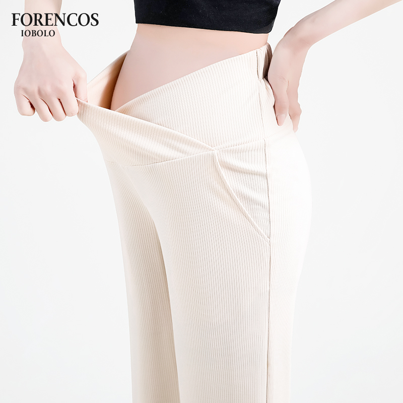 孕妇裤子春秋外穿阔腿裤大码宽松垂感拖地长裤夏季新X款低腰直筒
