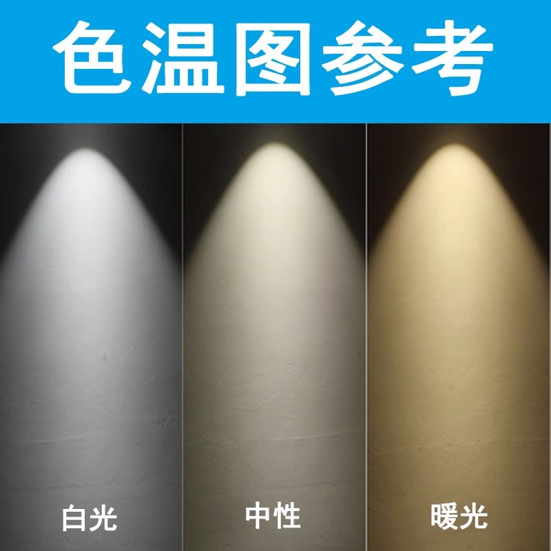 220V12V24伏明装吸顶迷你led小射灯3W5W免开孔酒柜展柜小筒灯黑色