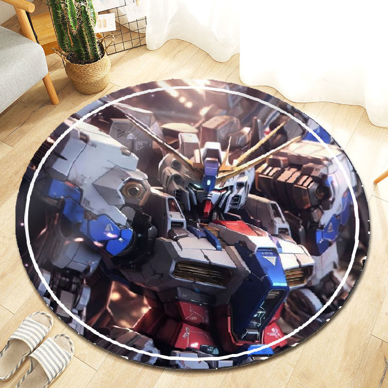 高达儿童地毯阅读区电脑圆形儿童防滑地垫书房书桌学习桌客厅卧室,居家布艺,转椅地垫,淘宝优惠券,粉丝福利购,淘宝优惠卷