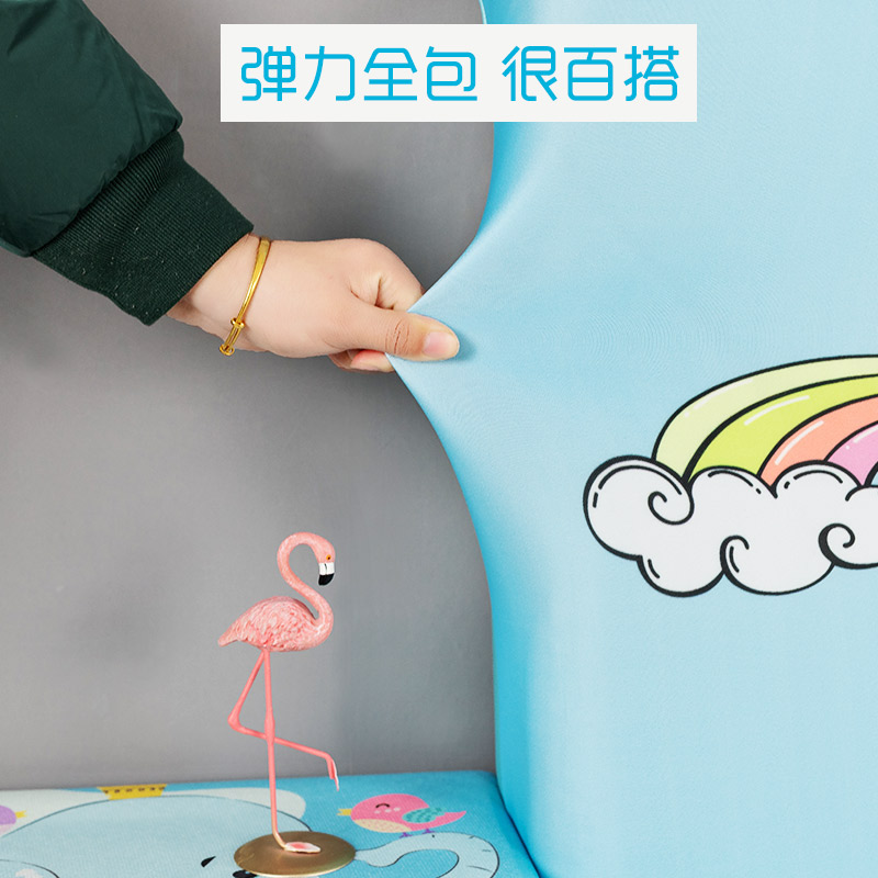 双面床头罩套床头套软包防尘罩保护套1.8床头弹力布1.5床头北欧风