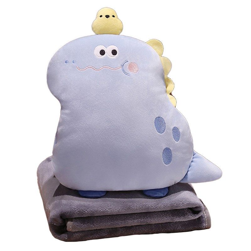 抱枕被子两用办公室午休毯子二合一枕头沙发汽车靠枕加厚折叠被子