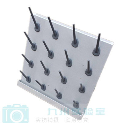 pvc滴水架实验室用晾瓶架耐酸碱塑料容量瓶架烧瓶架量筒架沥水架