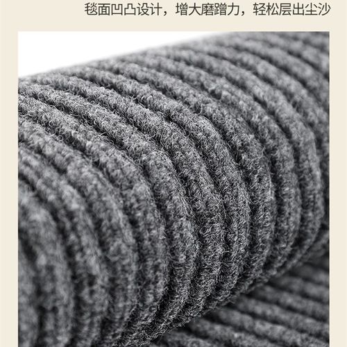 地垫入户门垫进门大门口脚垫耐脏防滑除尘进户玄关红色可裁剪地毯