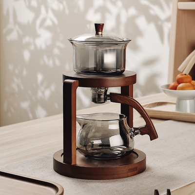 高端懒人泡茶神器全自动办公室会客玻璃茶具套装家用喝茶功夫茶杯