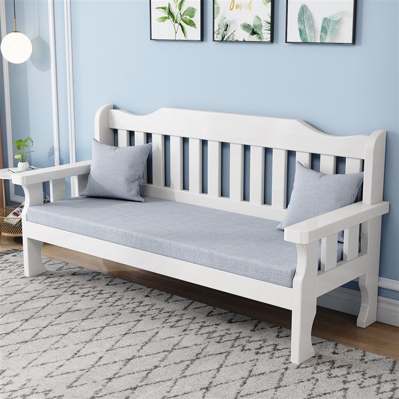 实木沙发椅新中式家具单人客厅小户型可定制长椅茶几沙发自由组合