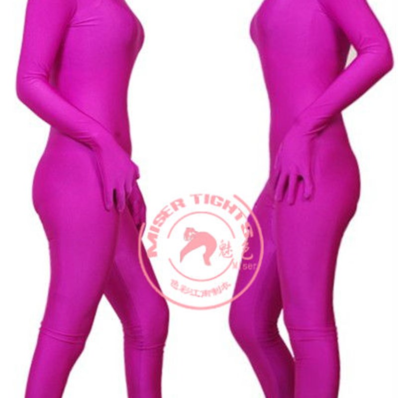 魅色立体裁剪外侧无缝高弹莱卡全身包连体紧身衣B05舞台装束身衣