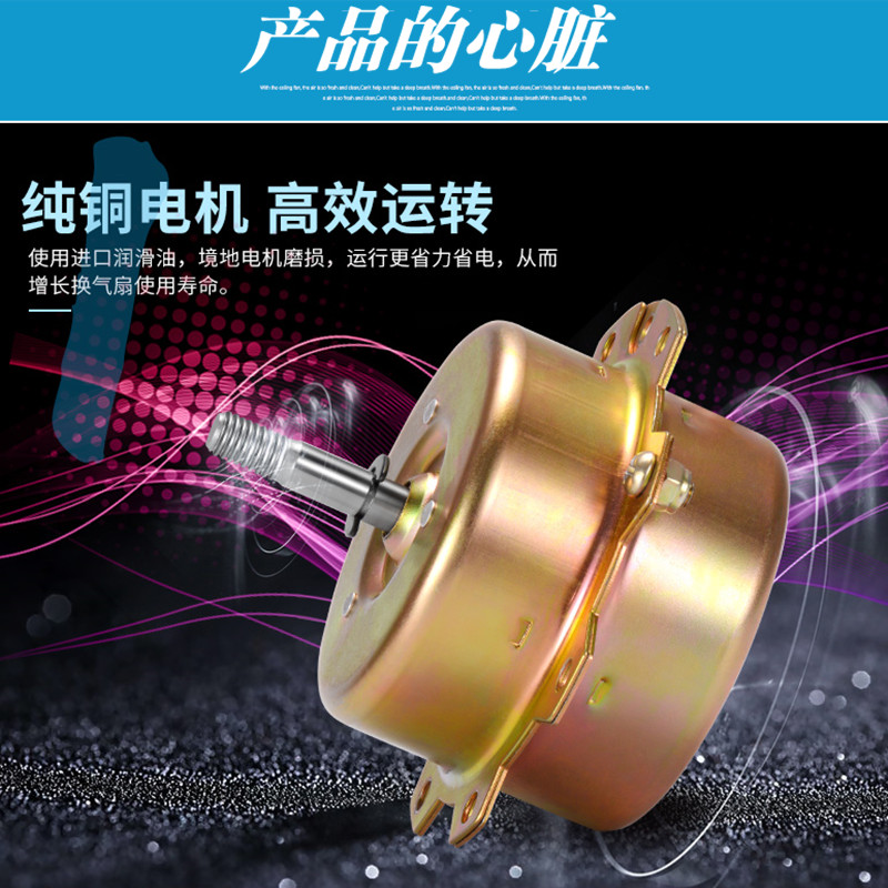 竹野换气扇10寸厨房窗式油烟扇单向排风扇 双向卫生间静音抽风机