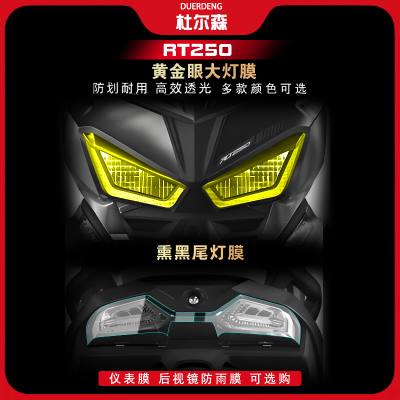 赛科龙RT250大灯尾灯膜后视镜