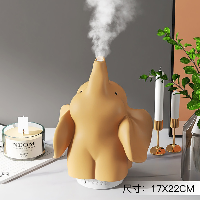 轻摆件家居桌面装饰品奢卧室加湿器创意床头乔香薰生日礼物大象,家居饰品,桌面摆件,淘宝优惠券,粉丝福利购,淘宝优惠卷