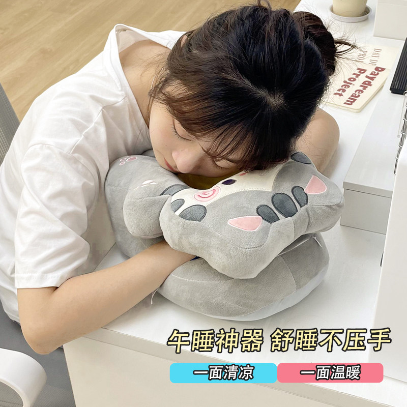 午睡枕小学生趴睡枕儿童午u休枕头宿舍教室桌上睡觉趴趴枕抱枕神