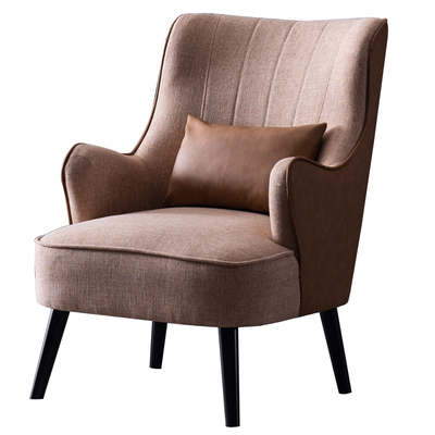 北欧单人沙发轻奢皮艺现代简约小户型客厅家用卧室阳台懒人老虎椅