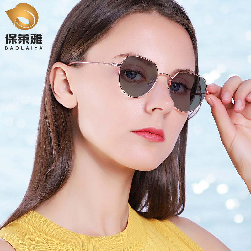 时尚女款老花镜远近两用平镜一体女式年轻款科技渐进式老光眼镜
