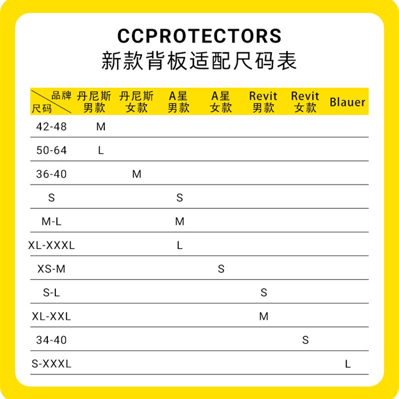 CC背板骑行服护背摩托车骑行护甲背心CE内置护具透气防摔骑行护具