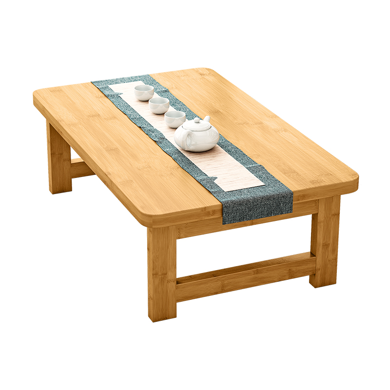 炕桌可摺叠桌子楠竹炕桌家用小茶几实木榻榻米矮桌学习书桌矮桌