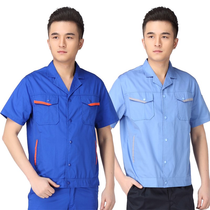 工程服夏装电工服短袖汽修维修服 酒店工程部工作服 汽修美容制服