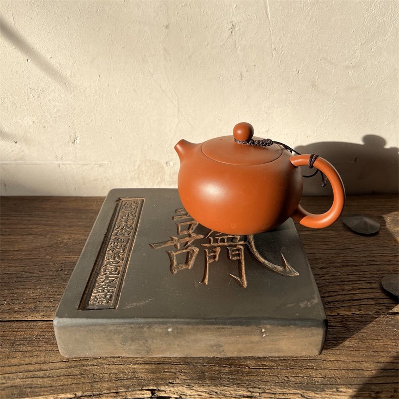喜气盈门非遗砖雕茶道壶承隔热底座金石传拓研学拓片课堂拓印文创