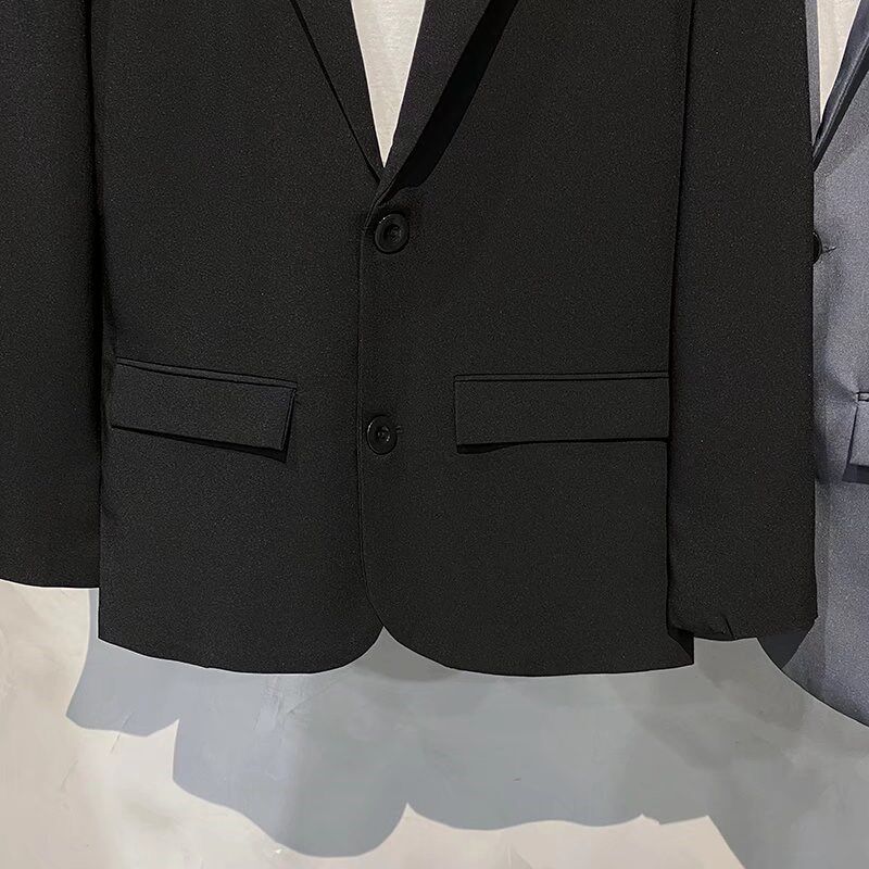 小西装外套男春季免烫垂感商务正装一套休闲百搭潮西服套装两件套