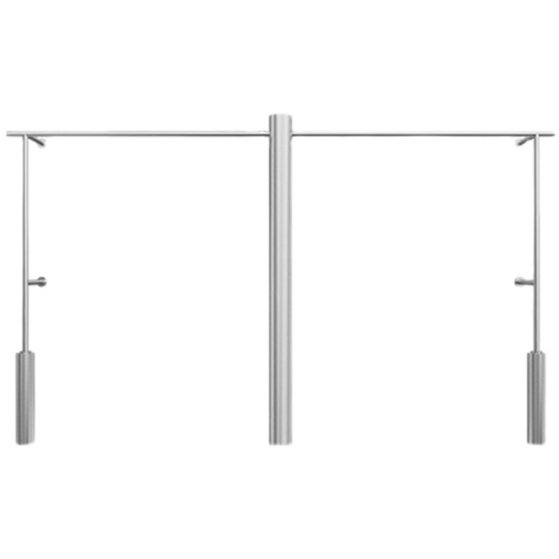 女装店货架衣服衣架子服装店专用挂衣架不锈钢展示架上墙陈列架