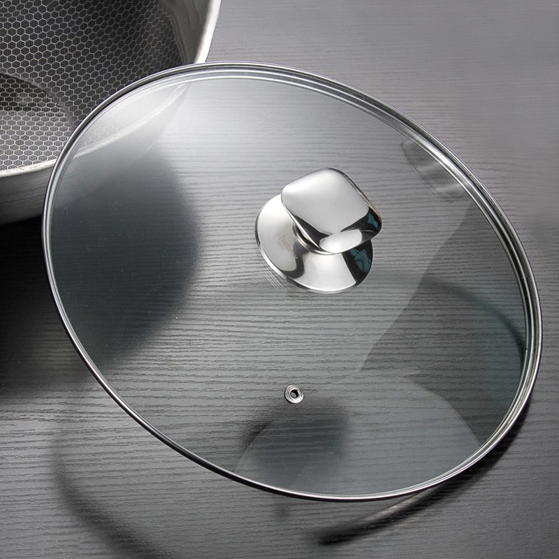 玻璃锅盖14通用22厘米24透明26cm砂锅家用炒菜锅玻璃盖汤锅小盖子