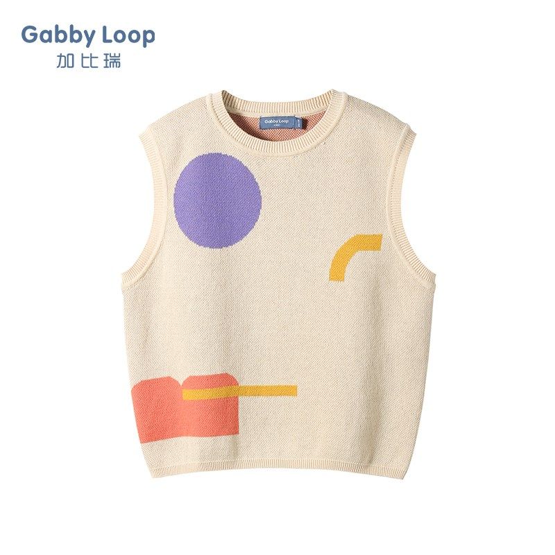 女童针织马甲春秋外穿洋气毛衣背心内搭中大儿童幼儿园上衣线衫薄