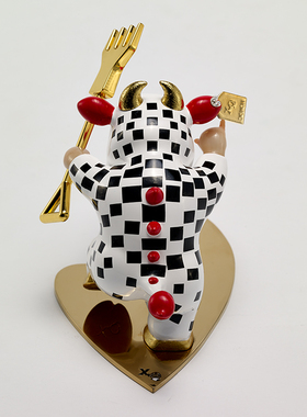 稀奇艺术牛气开运轻奢《2021好牛叉》装饰桌面雕塑礼物摆件铜古董