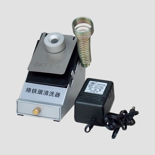 烙铁头清洗机 烙铁嘴洁嘴器DKT-618电动烙铁咀自动清洁器洁除锡机