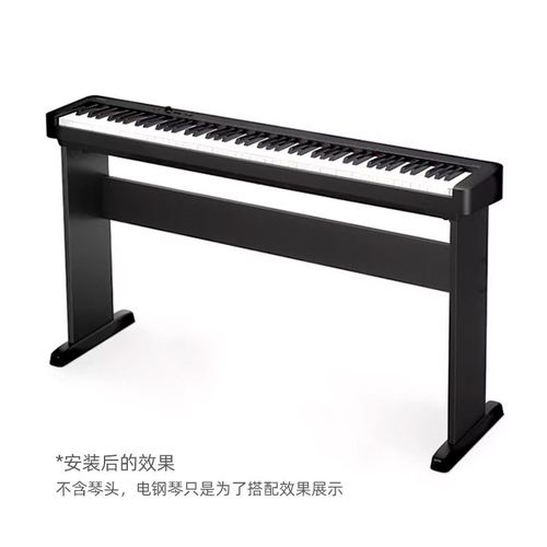 电钢琴木架子家用带延音三踏板P48P125P225P115琴架88键通用支架