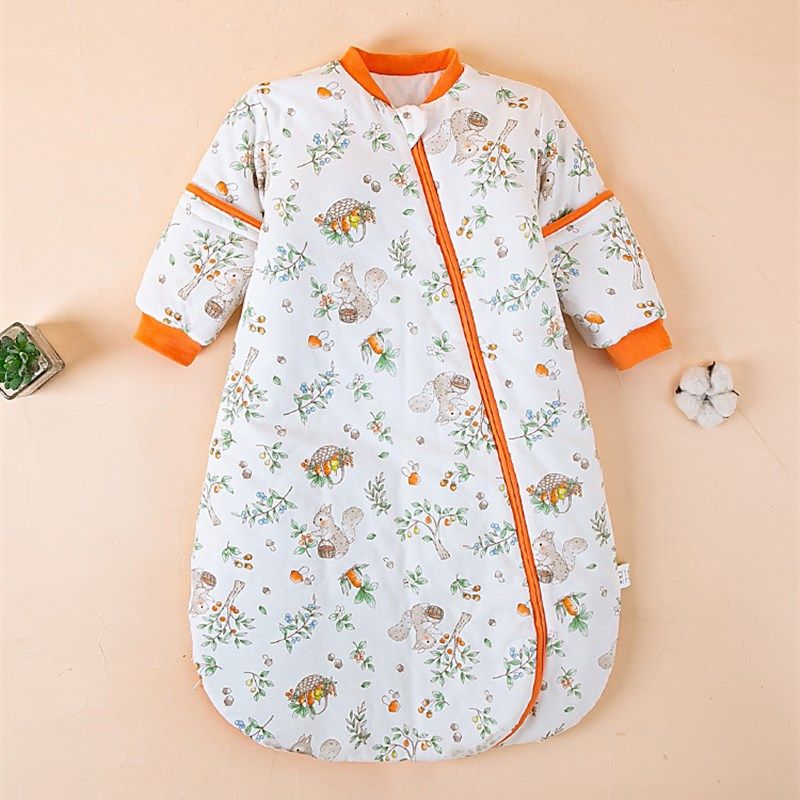新生婴儿睡袋秋冬夹棉加厚宝宝防踢被一体式防惊跳可拆袖儿童睡衣,婴童用品,睡袋/防踢被,淘宝优惠券,粉丝福利购,淘宝优惠卷