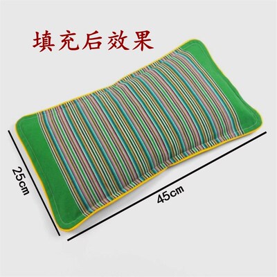 纯棉粗布儿童枕套防螨抗菌四季家用宝宝枕套赠纯棉内胆套0-3-12岁