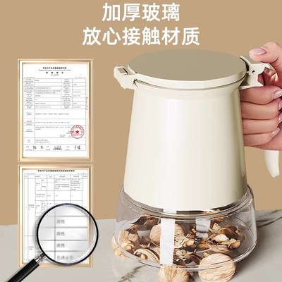 调料罐玻璃防潮密封厨房家用高颜值盐味精调味瓶罐收纳盒套装组合