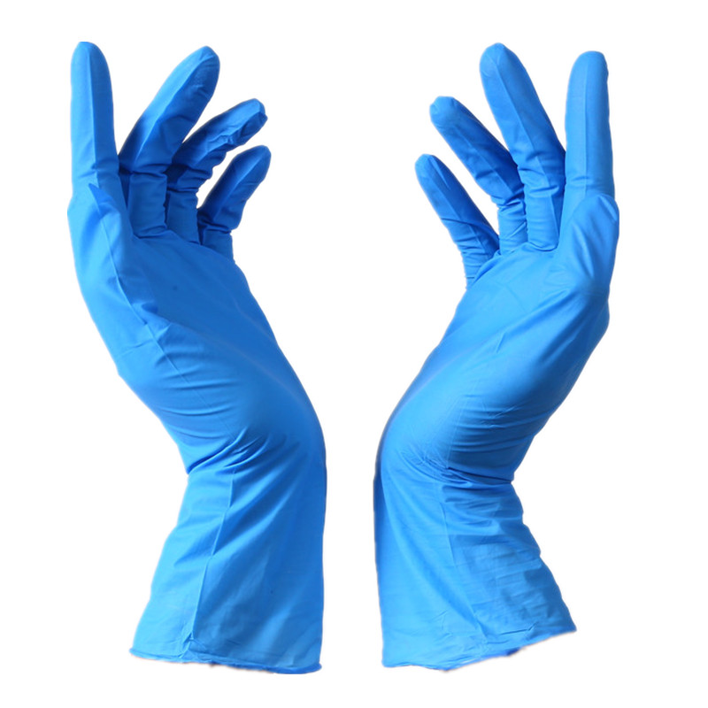 一次性丁晴手套防油加厚耐磨全麻橡胶乳胶工业牙科用家务清洁洗碗