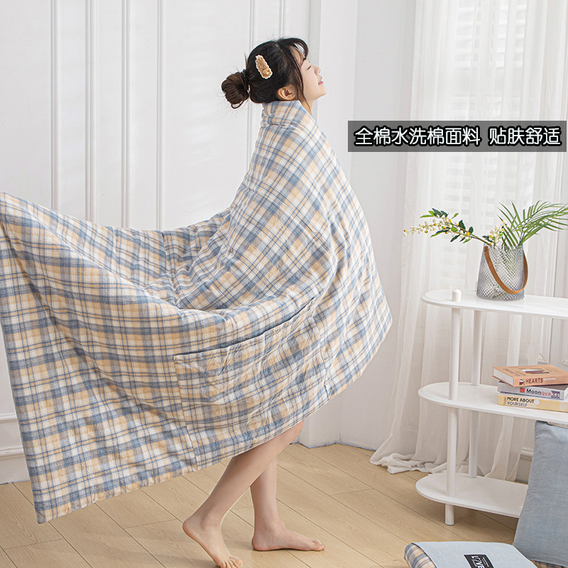 全棉抱枕被子两用汽车载可折叠小被子沙发办公室靠枕头午休二合一