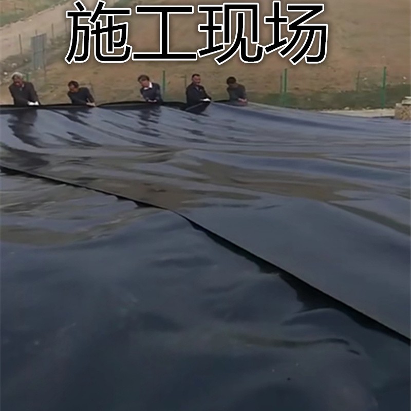 鱼塘防渗膜鱼塘膜土工膜防水池塘防水布鱼池养殖鱼塘加厚黑防渗膜