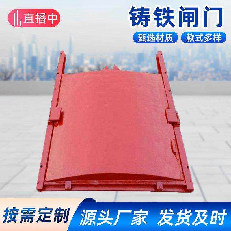 铸铁闸门钢制双向镶铜不锈钢拱形堰门水库电站节制污水机闸一体式