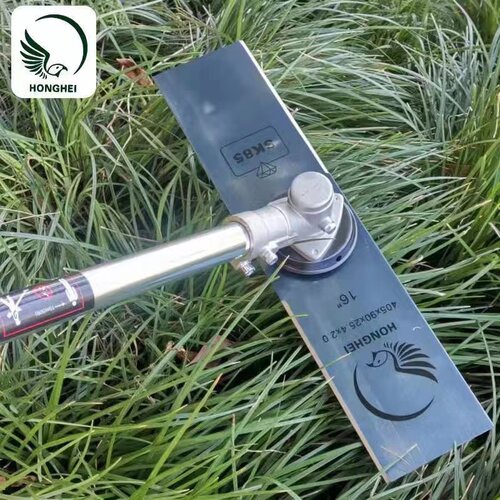 SK85合金割草机刀片进口加厚加长割草机刀片通用455