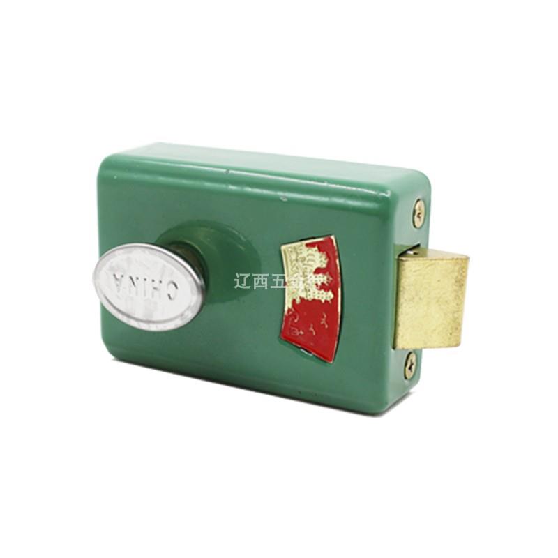 蓬莱阁119老式门锁多保险弹子锁暗锁保险木门锁室内门锁单舌铜芯